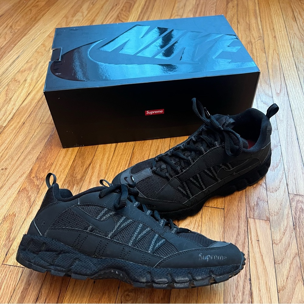 Nike Air 2017 Supreme NY Humara ACG Black 3M Vtg Dunk Blazer Sz. 12 Jordan EUC